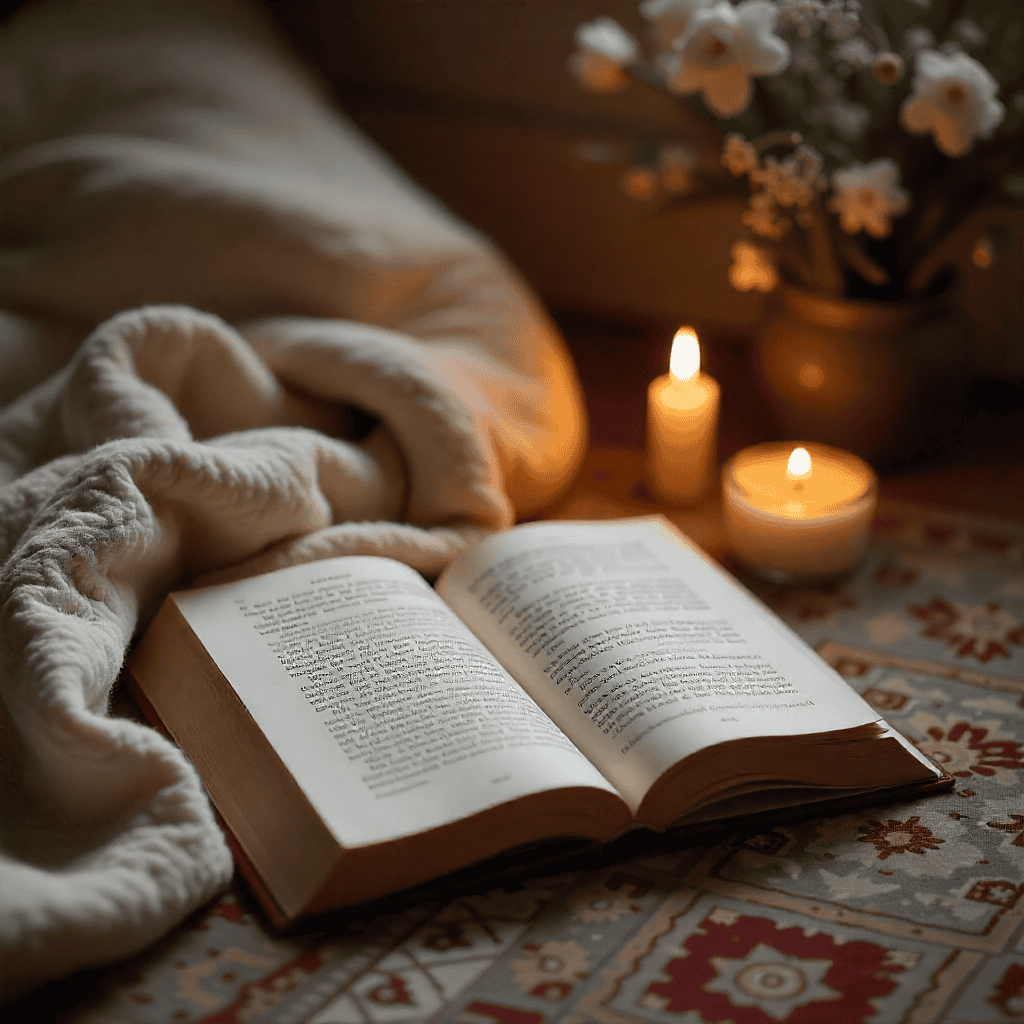 Meditation Aromakerze mit Sandelholz und Weihrauch