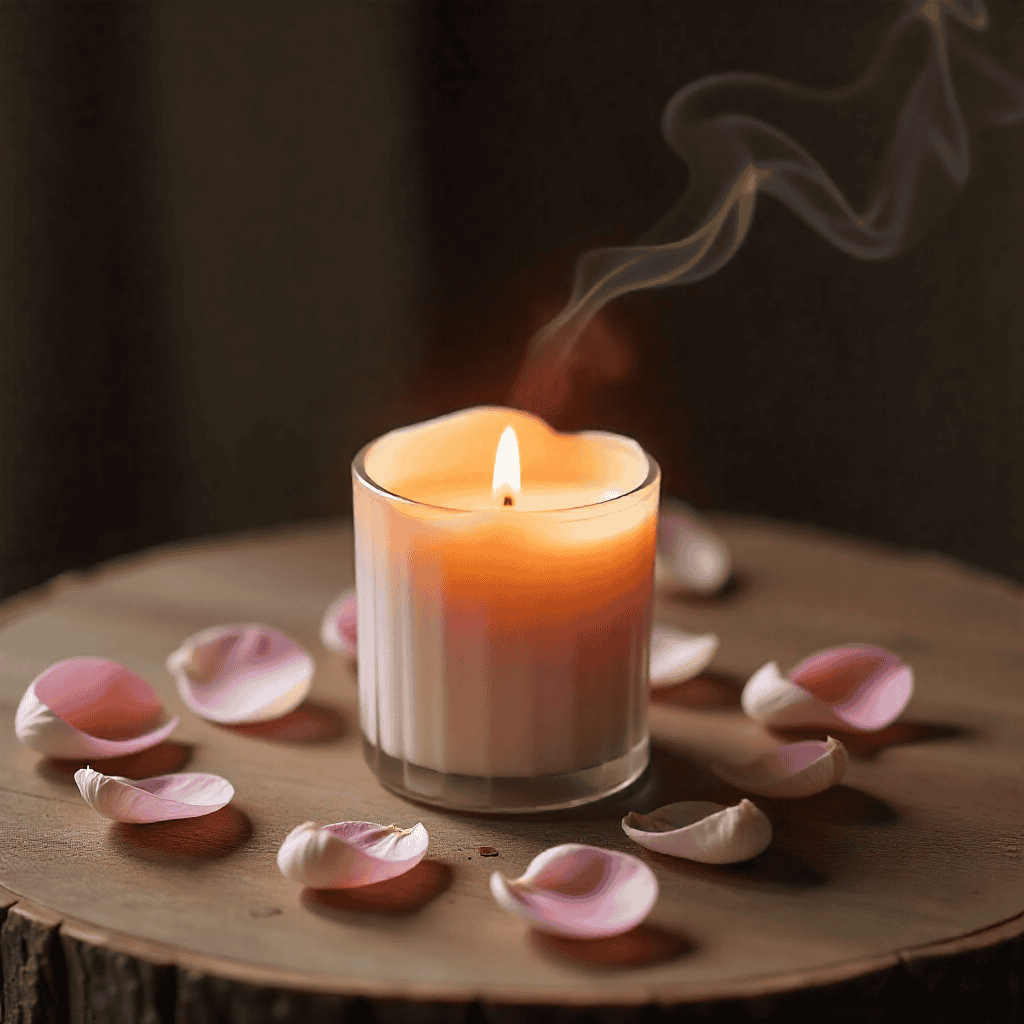 Zitruszauber Aromakerze mit erfrischenden Zitrusölen